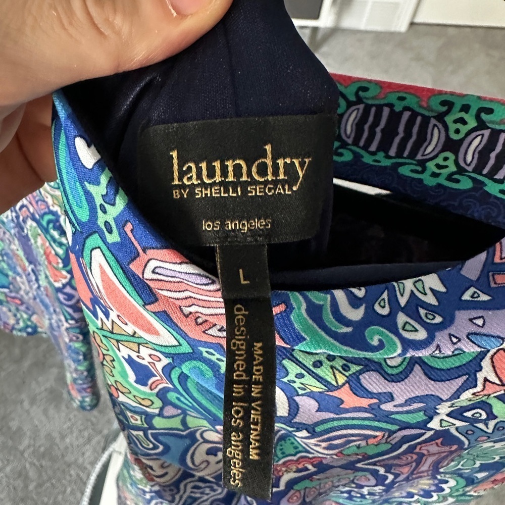 Laundry By Shelli Segal Vibrant Dress | Designed in LA | Large | - Picture 7 of 9